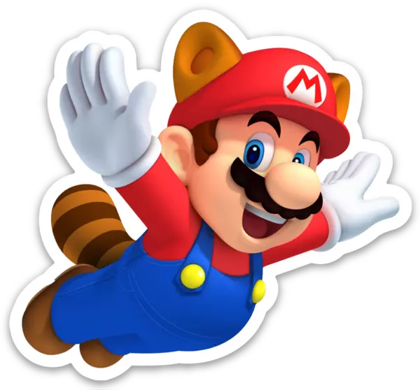 Super Mario Sticker - Super Mario Brothers Bros - Nintendo