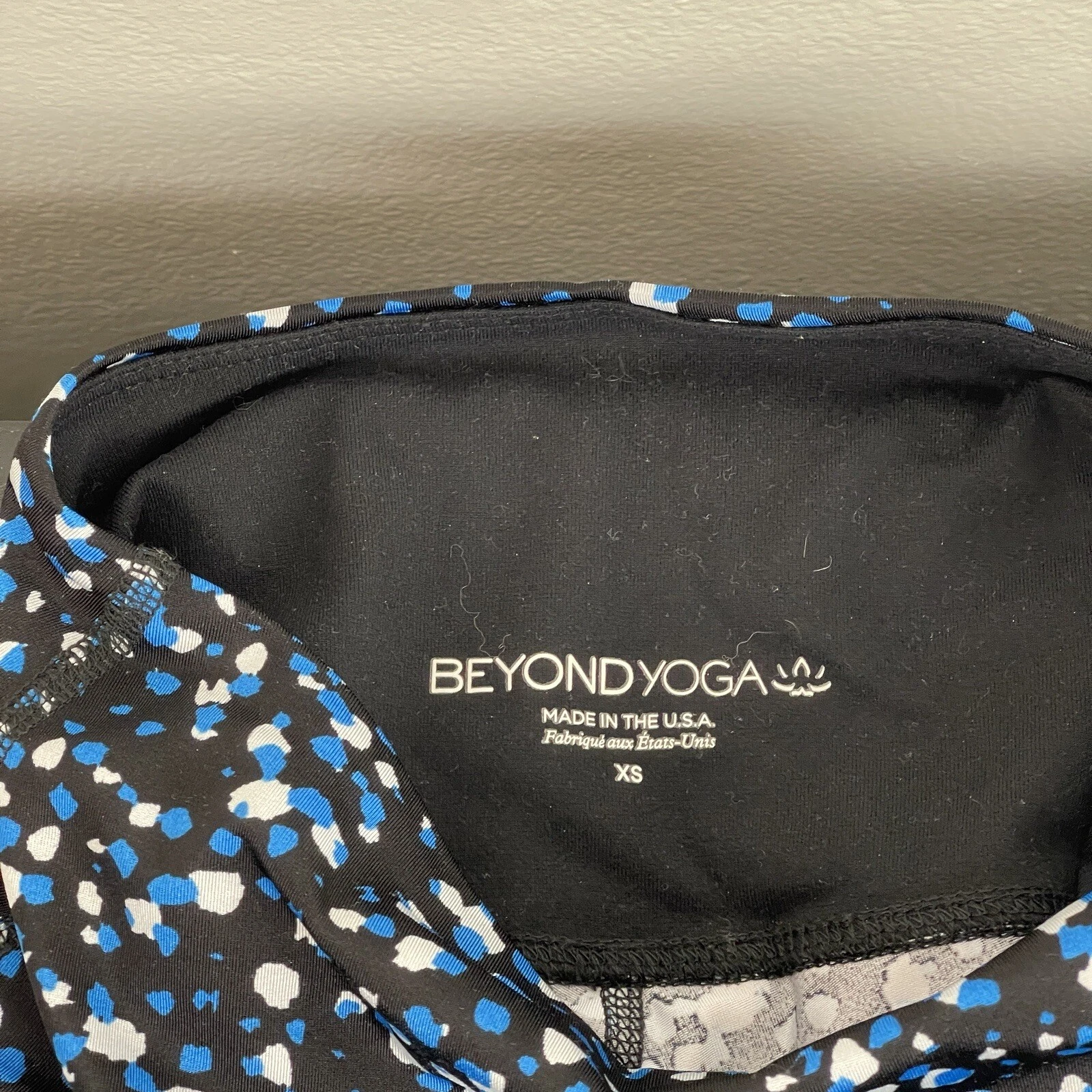 beyond-yoga lux droplets high waist tummy control long leggings