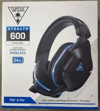 Turtle Beach Stealth 600 Gen 2 USB Gaming Headset for PS4 & PS5 Black New Sealed