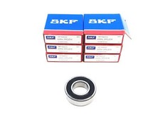 SKF 20x42x12mm Bearing 6004-2RSJEM Lot of 6 NOS