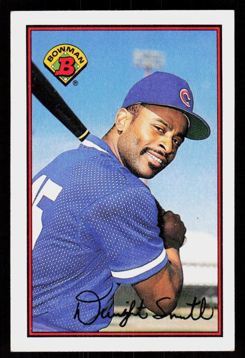 1989 Bowman Dwight Smith #297  Baseball Rookie Chicago Cubs  RC