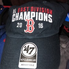 Boston Red Sox Hat Adjustable 2016 Division Champions 47’ Brand Cap