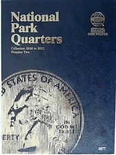Whitman National Parks Quarters #2 Coin Folder, Album Book #2877