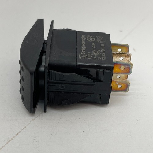 VL51 - Carling Technologies DPDT, (On)-Off-(On) Interruttore a bilanciere Supporto da pannello 10A - Foto 4 di 8