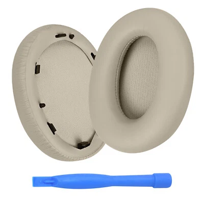 MMOBIEL Ersatz Ohrpolster für Sony WH-1000XM3 - Memory PU Schaumstoff Ohrpolster - Braun