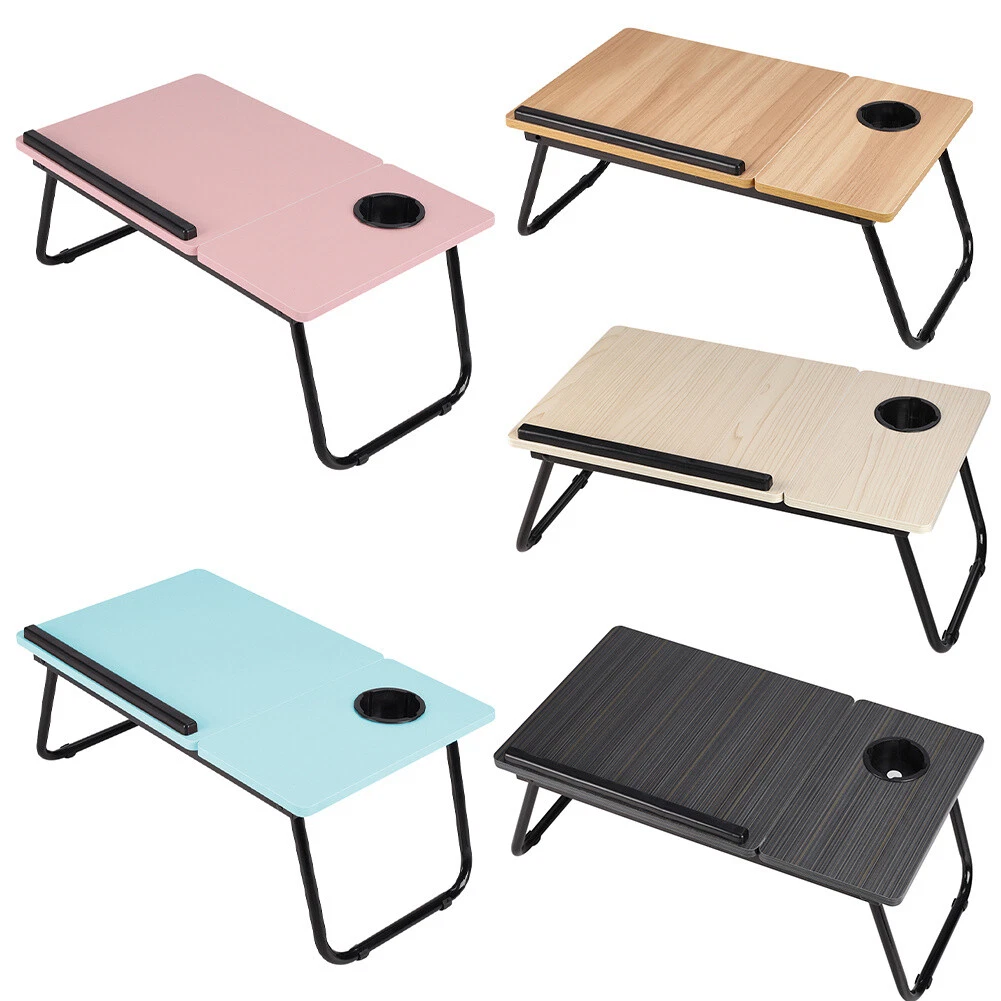 Foldable Adjustable Laptop Table for Bed Desk Notebook Bed Tray