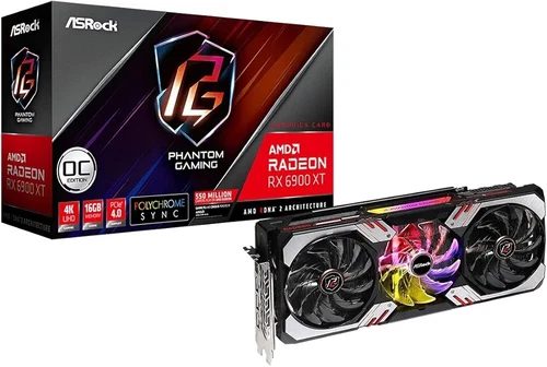 ASRock Radeon RX 6900 XT Phantom Gaming D 16GB OC GDDR6 Graphics Card! New!🚚