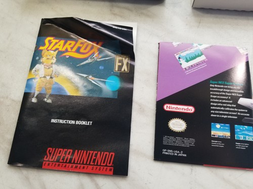 Star Fox (Super Nintendo, 1995) Juego SNES EN CAJA MUY BONITO Completo en caja - Imagen 6 de 24