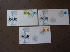 NATIONS-UNIES - 3 enveloppes 1er jour 16/5/1980 (B41)