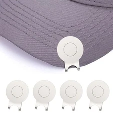 1-10Pcs Golf Hat Clip Ball Marker Holder with Strong Magnetic Attach Zinc Alloy