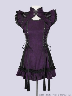 ONE PIECE QOOZA BOA HANCOCK CHINA DRESS Black Purple Cosplay Japan