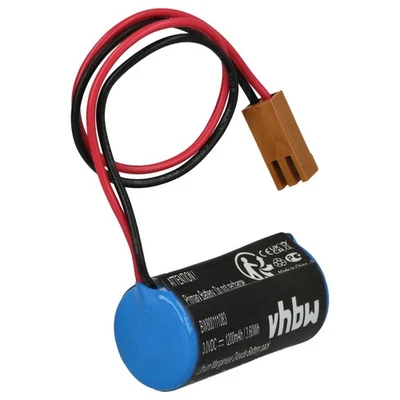 Batterie für Fanuc 16-C (CNC System Amplifier) 16-B 1200mAh 3V - Bild 1 von 4