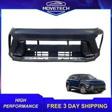 New Front Bumper Cover Assembly Set With Radar Grille For 2024-2025 Hyundai Kona