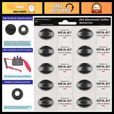 6V Replacement Battery Pack of 10 for Pet Safe Collars - Long-Lasting, High Capa