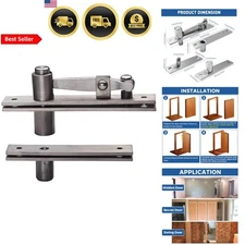 Heavy Duty Pivot Door Hinge Stainless Steel 360 Degree Concealed Hidden Door ...