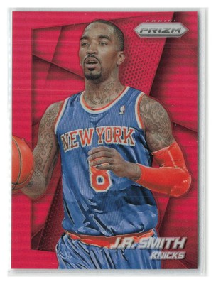 J.R. Smith 2014-15 Panini Prizm Red SN #/49 #143-NY KNICKS