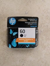 HP 60 Black Ink Cartridge Sealed Exp. Jul 2024 Genuine HP Sealed