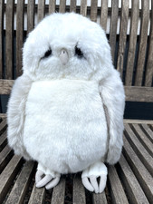 Vintage Dakin Owl Snowy White Lou Rankin Friends Realistic 10  Plush Bird Animal