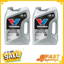 (2 pack) Valvoline Advanced Full Synthetic 5W-20 Motor Oil 5 QT 43.15 per gallon