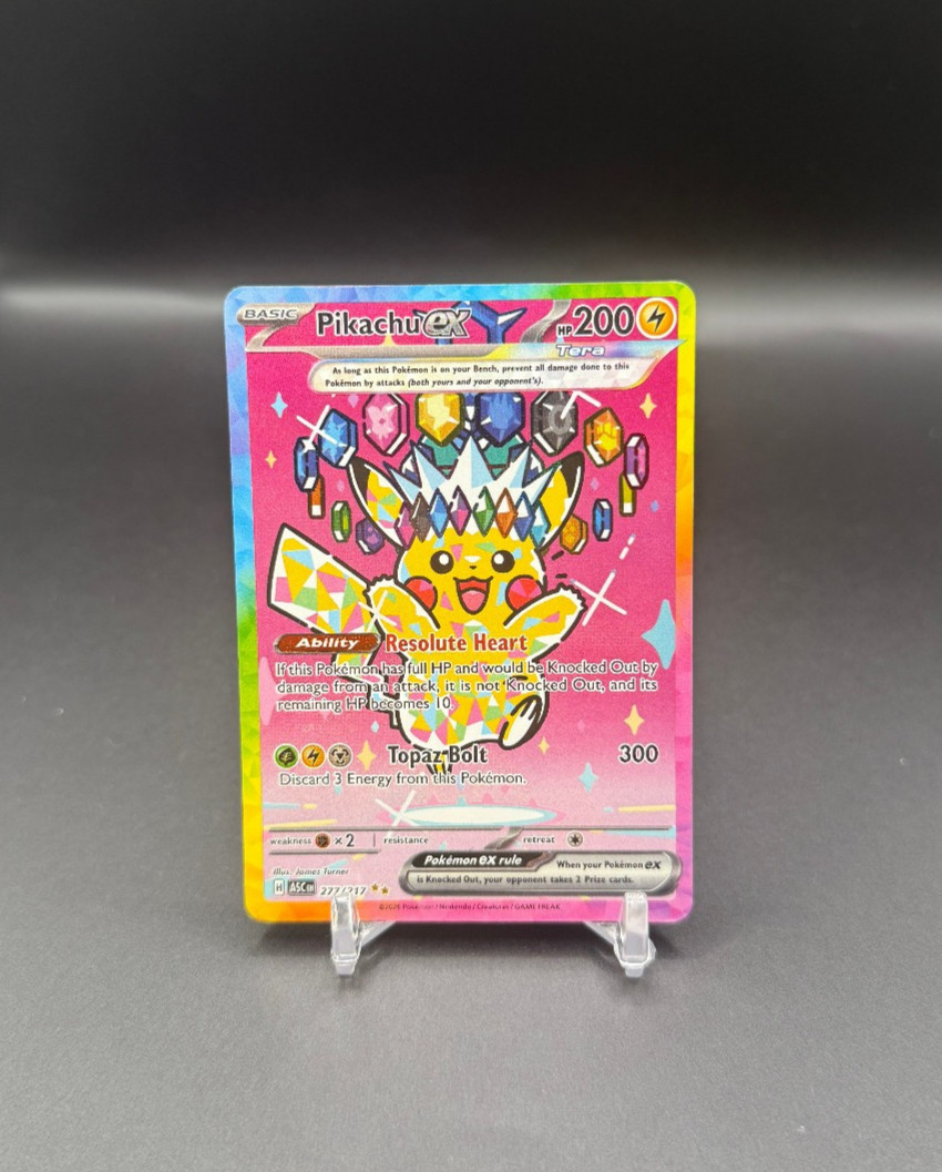 Pikachu ex 2026 Mega Evolution: Ascended Heroes #277/217 Special
