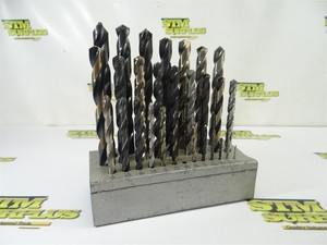 NEAR COMPLETE! HUOT HSS DRILL STAND 1/16" TO 1/2" USA HERTEL C-L