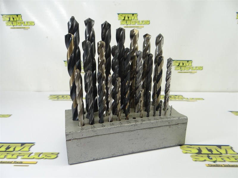 NEAR COMPLETE! HUOT HSS DRILL STAND 1/16" TO 1/2" USA HERTEL C-L