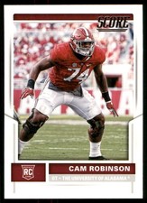 2017 Score - Rookies Cam Robinson #389 Scorecard (RC)