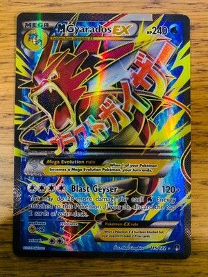 Mega M Gyarados EX (115/122) XY Breakpoint Full Art Ultra Rare Pokemon Karte!