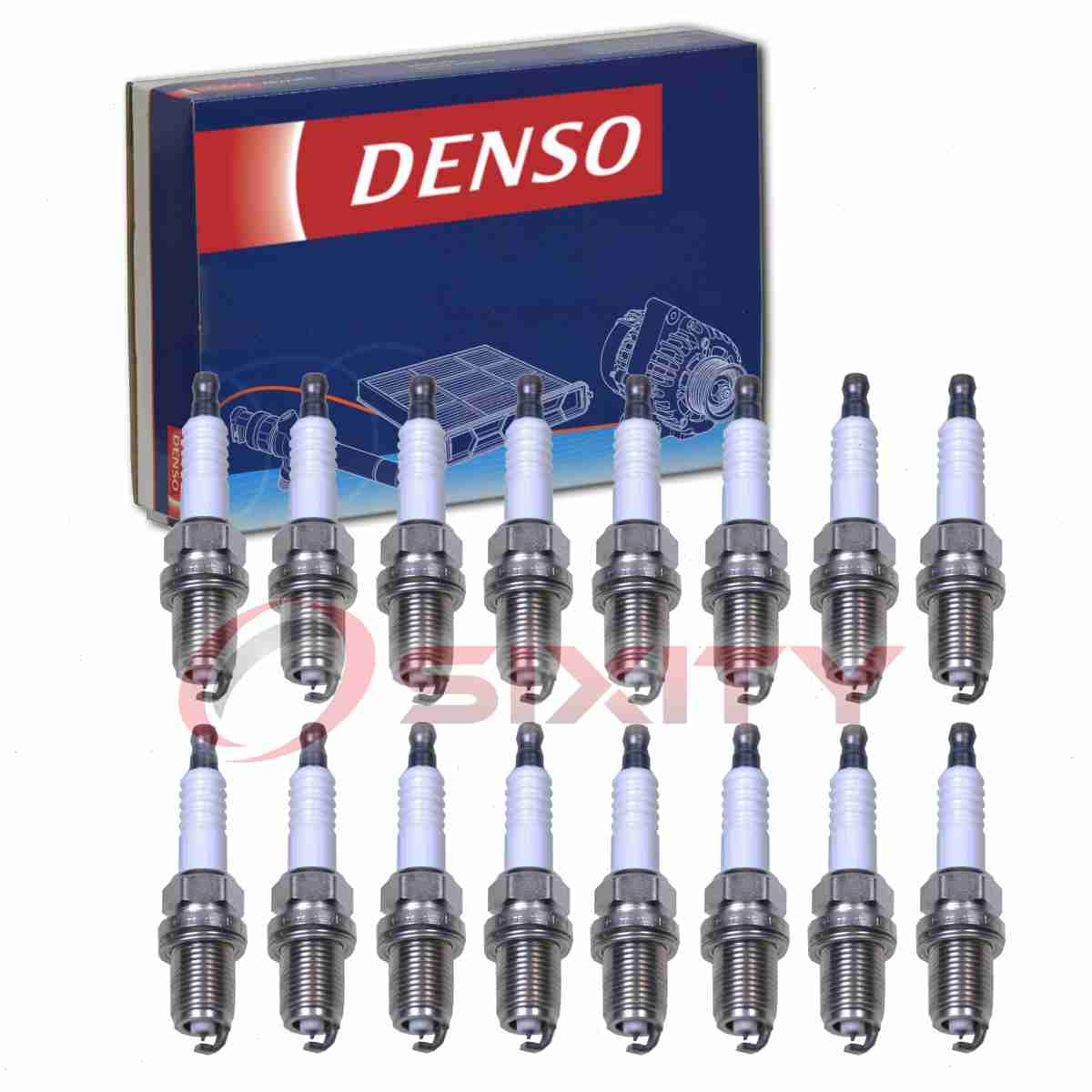 16 pc Denso Spark Plugs for 2004 Mercedes-Benz E500 5.0L V8 Ignition vg