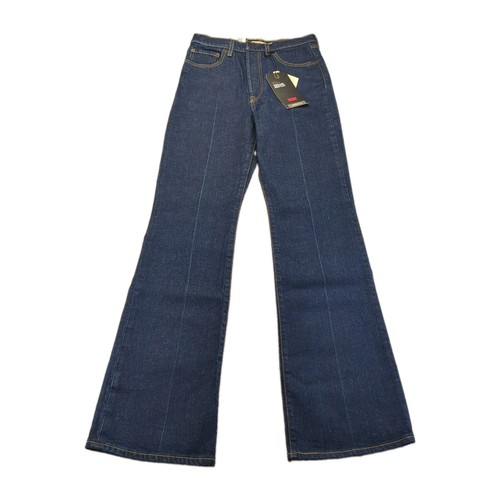 Levi's Premium Ribcage Boot Cut Denim Jeans Pants Womens Size 27x33 Blue New