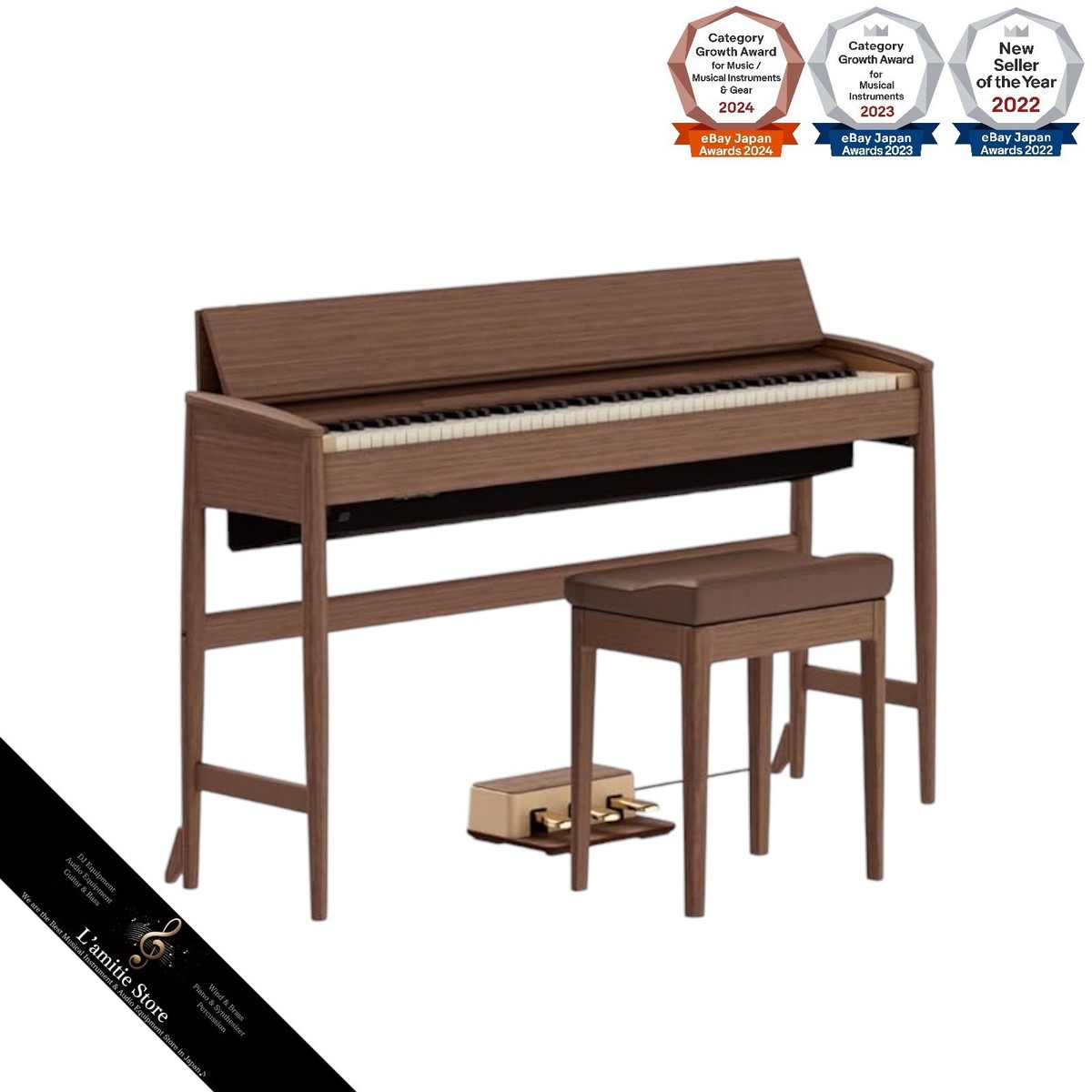 Roland KARIMOKU KIYOLA KF-20-KW Electric Piano Walnut KF20KW KF20