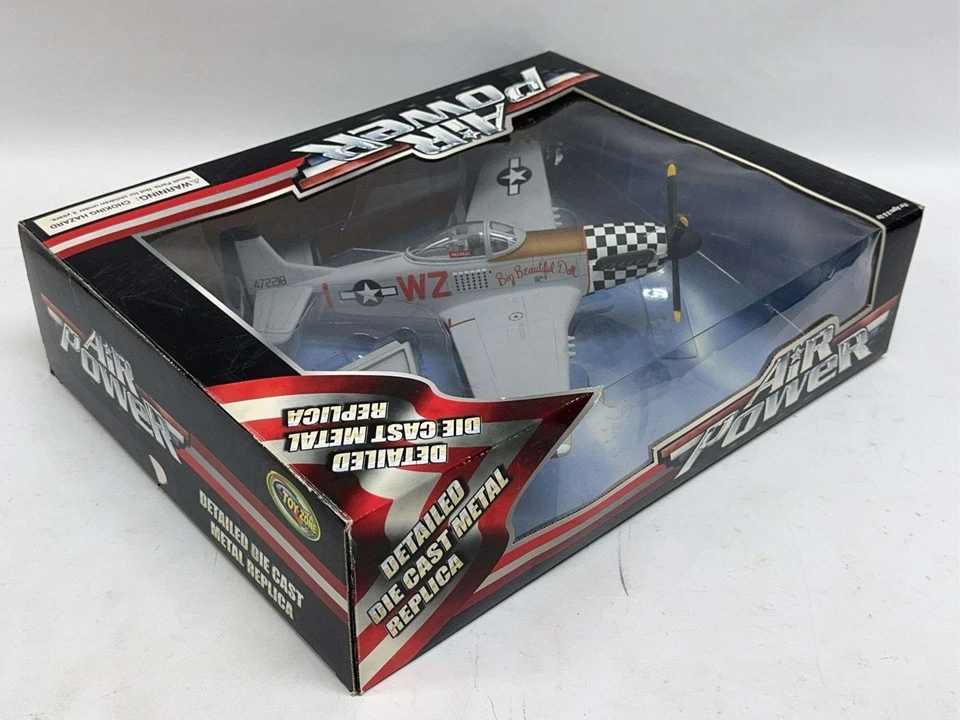 Air power Toy Zone Big P-51D Mustang 1:32 Scale  Highly Detailed ! - Image 4 of 4