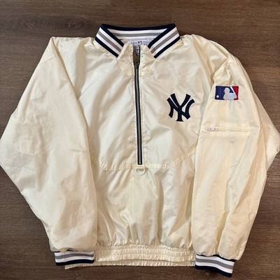 Vintage Pro Player New York Yankees Half Zip Windbreaker Size 2XL
