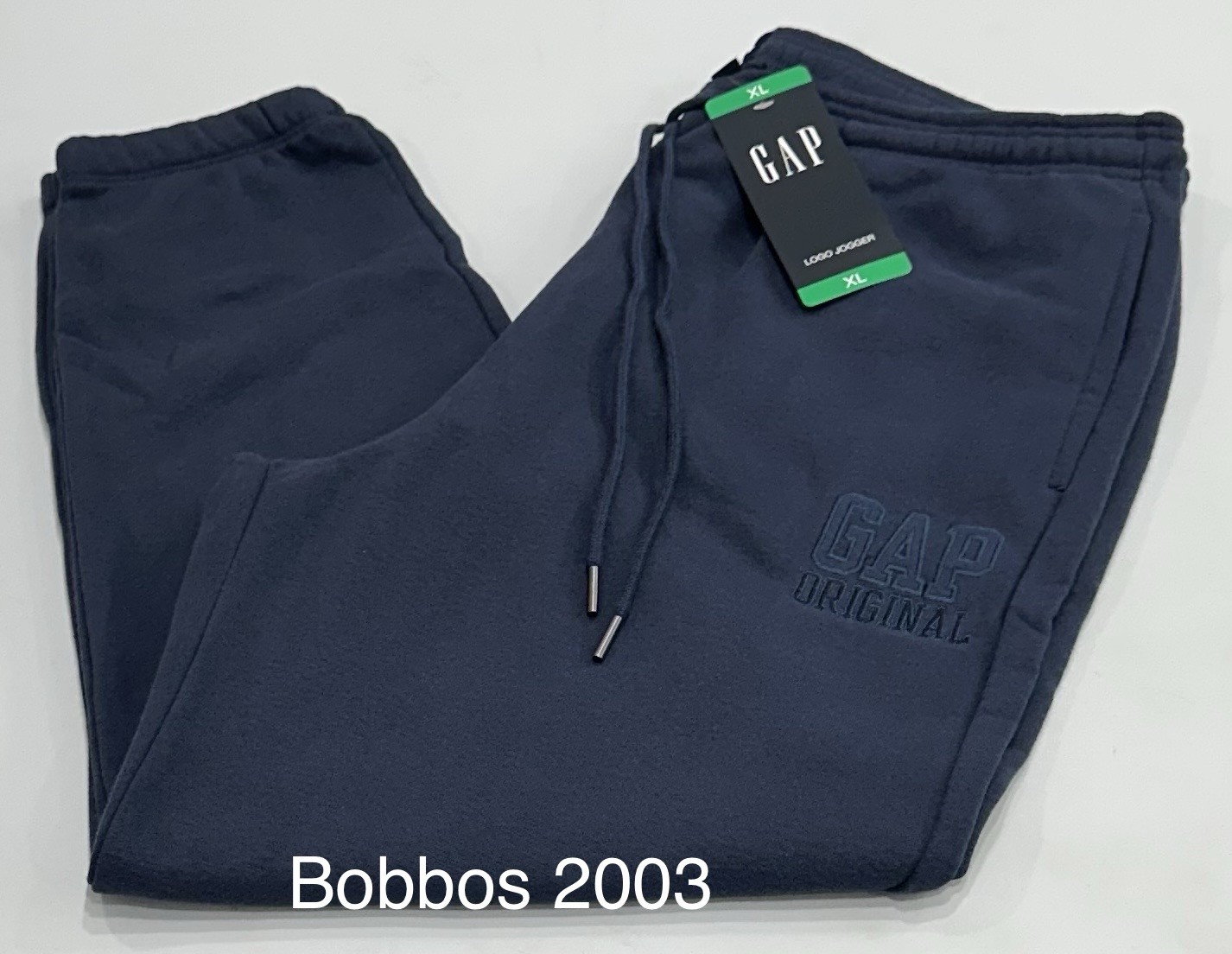 Gap Men's Pockets Drawstring Logo Jogger, Blue, Size XL
