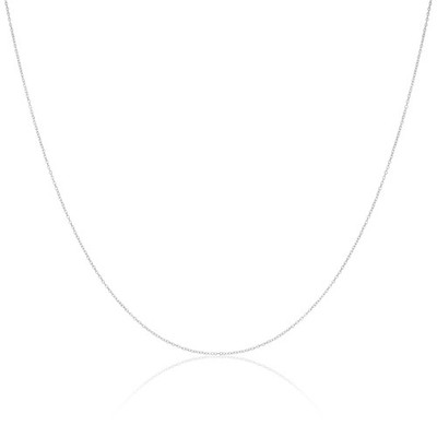 Sterlingsilber Fein 0,8 mm Kabelkette 35,6 - 81,2 cm (14 - 32 Inches)