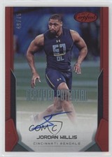 2017 Certified Potential Signatures Mirror Red 49/75 Jordan Willis Auto 7id