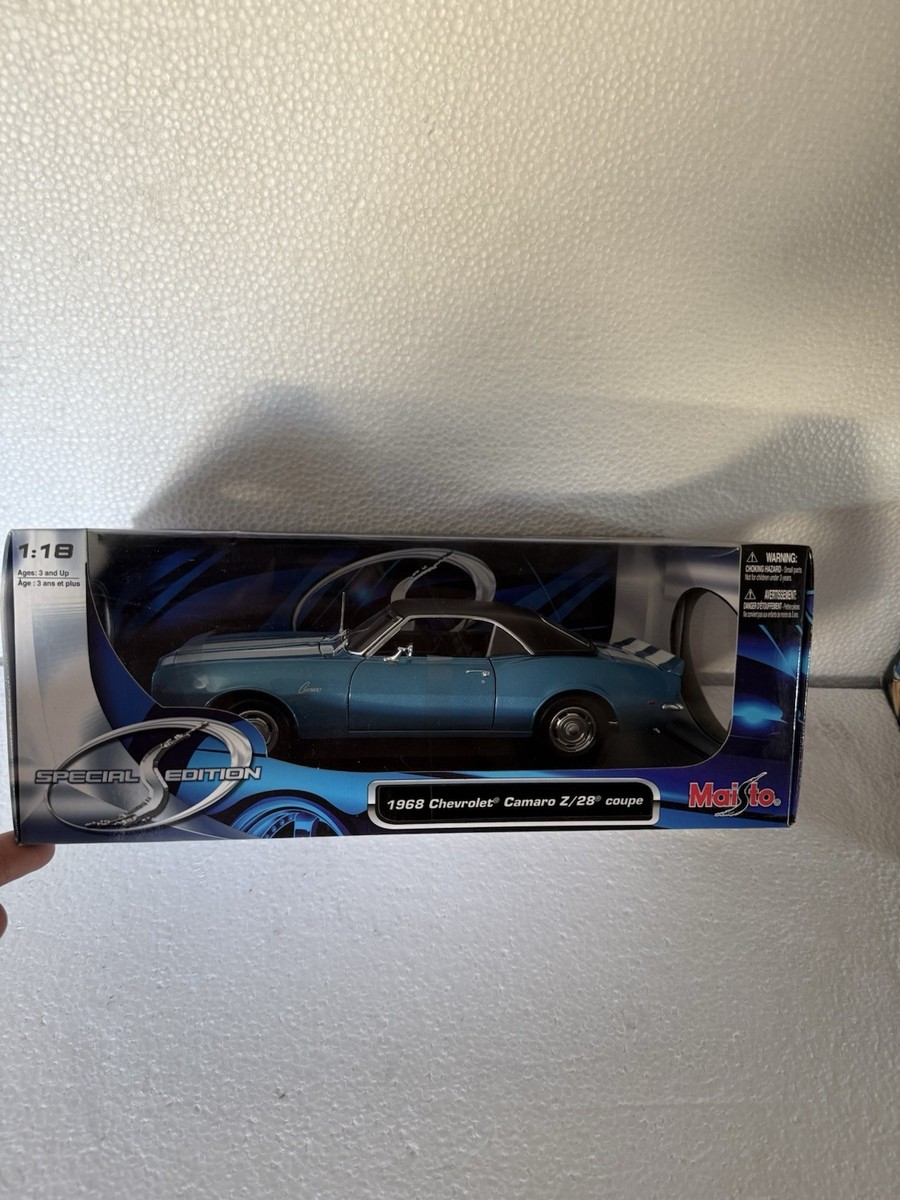 Maisto Special Edition 1968 Chevrolet Camaro Z/28 Coupe Blue