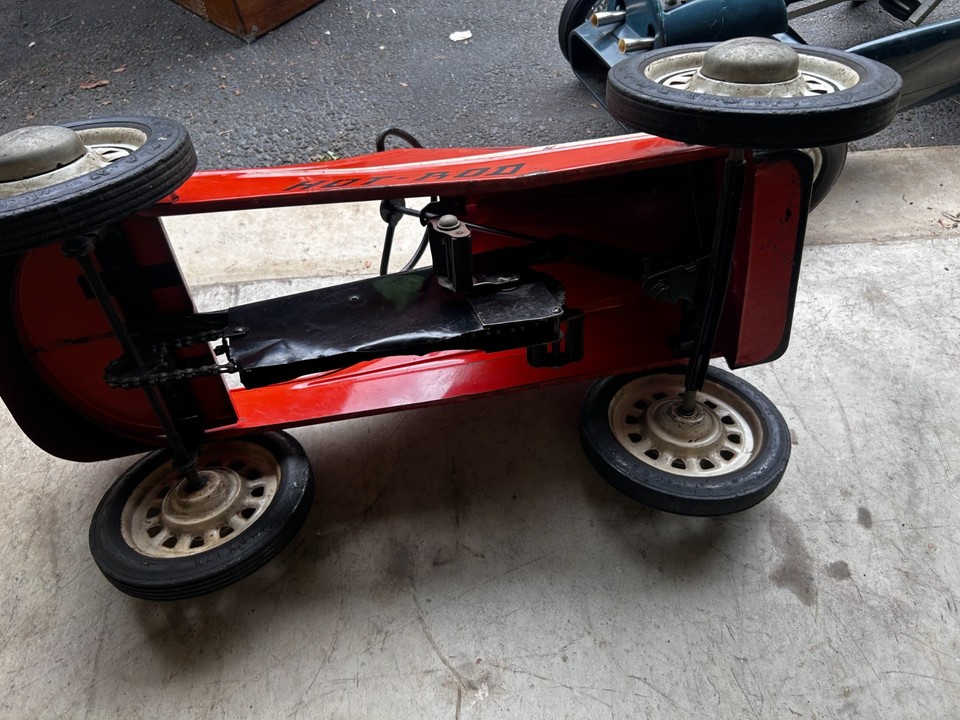 RARE Garton Hot Rod #5 Pedal Car with Chain Drive Race Car | eBay