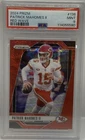PATRICK MAHOMES II 2024 PANINI PRIZM FOOTBALL RED WAVE CHIEFS #061/149 PSA 9 SP