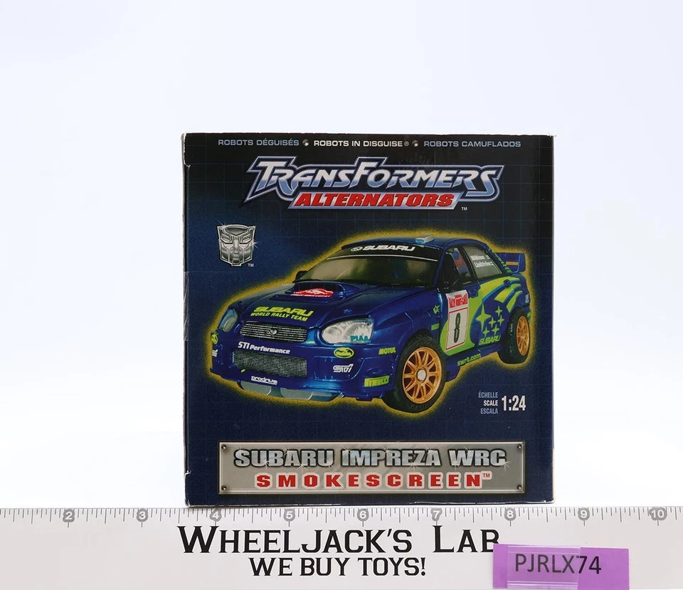 Figura de acción Hasbro Smokescreen Transformers Alternators 2003 NUEVA SELLADA Foto 4 de 4