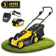 Tagliaerba a batteria MISTER TOOL 20V incl. batteria e caricabatteria | funzione pacciamatura | 33 cm