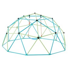 Uimoso 10FT Geometric Dome Climber with Swing and Hammock for Outdoor Play