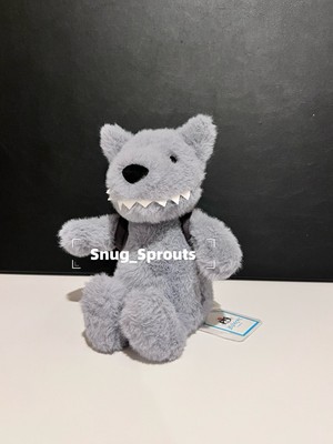  Backpack wolf ジェリーキャット狼オオカミリュック AUTHENTIC‼️ NWT Jellycat Backpack Wolf -Retired, VHTF - FAST