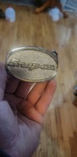 Snap-on Tools Belt Buckle Chrome on Solid Brass SPP-509 Made in USA