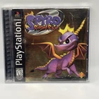 Spyro 2 - Sony PlayStation 1 Black Label Gold Holo Cover Untested As Is