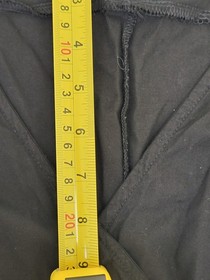 L.A. Hearts Romper Womens Medium Black Surplice Wrap Long Sleeve Ruffle Hem