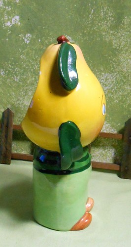 1950s Japan Halloween Veggie Head Candy Container- 7" Tall, Anthropomorphic - Picture 3 of 5