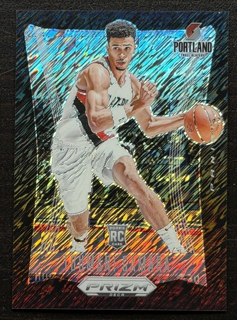 2023-24 Prizm Deca TOUMANI CAMARA RC Black Shimmer Prizm #1/1 One Of One