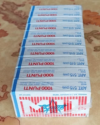 10 SCATOLE DA 1000 punti 515 24/6 ZENITH ORIGINALI PER CUCIRE FINO A 40 FOGLI