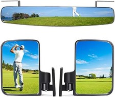 Universal Golf Cart Rear View Mirrors Set